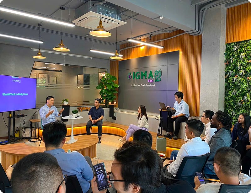 Chia sẻ về mảng quản lý tài sản và đầu tư tại 6igma Ventures.