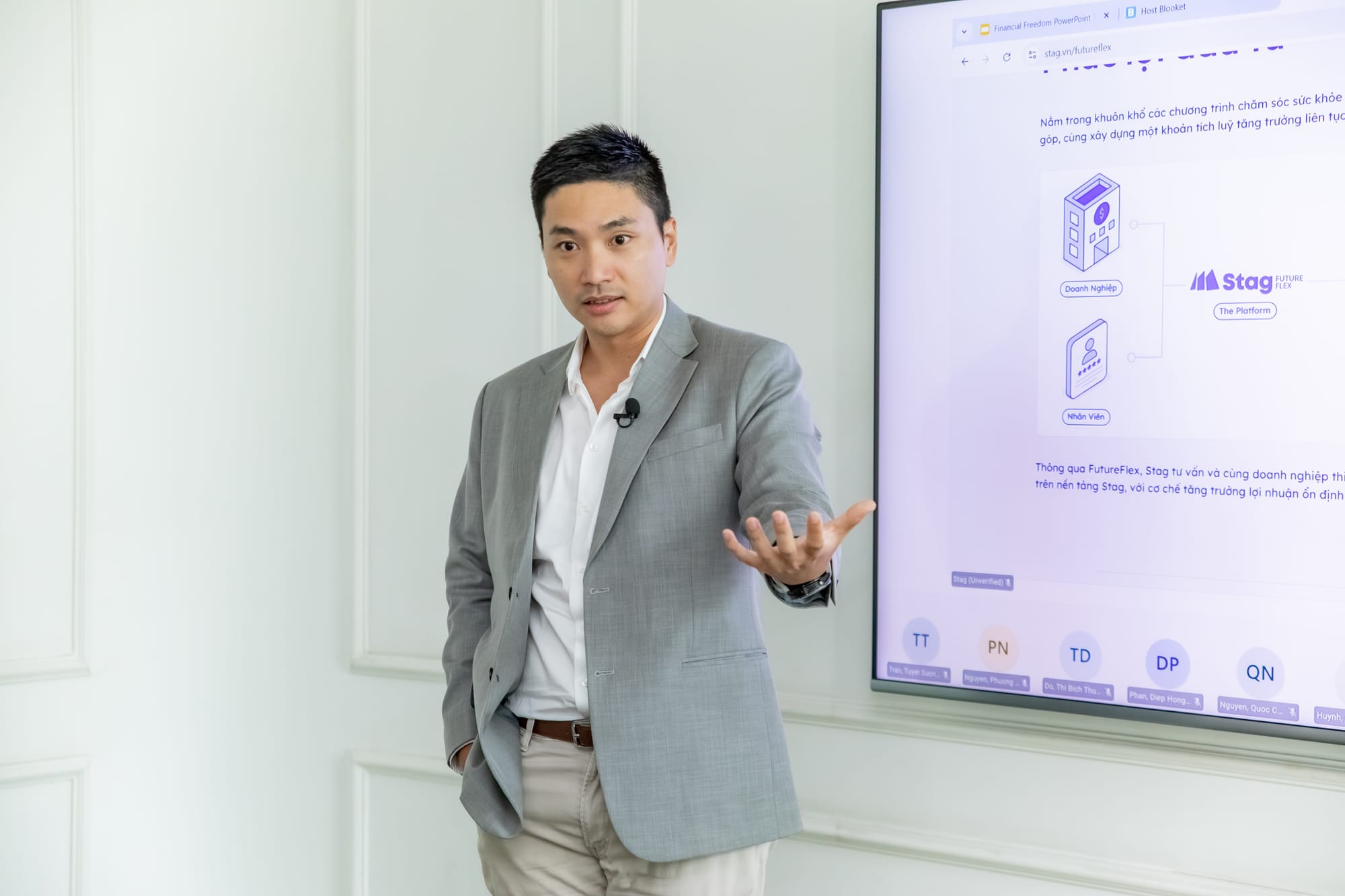 Anh Alex Huynh - CEO Stag Vietnam, chia sẻ tại buổi Workshop